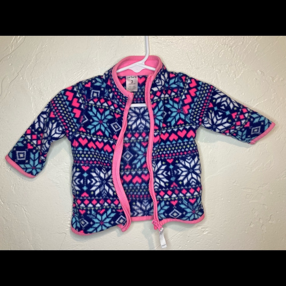 “Aztec” Carters Fleece Baby Jacket